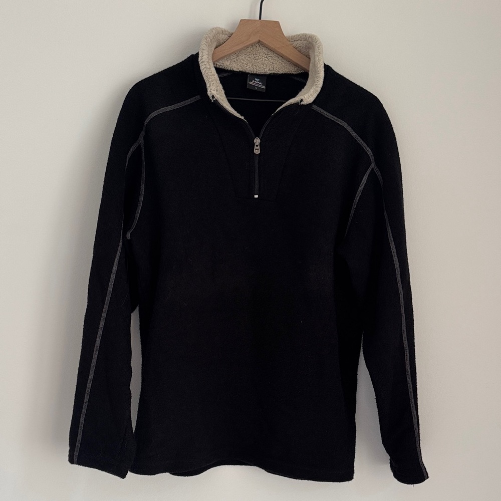 Men’s Kuhl Black Half-Zip Sweater